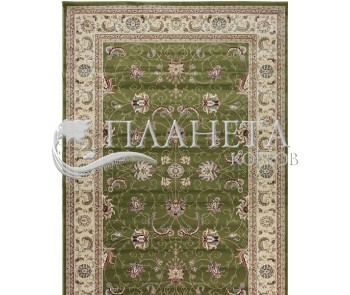 Высокоплотный ковер Royal Esfahan 2117A Green-Cream - высокое качество по лучшей цене в Украине